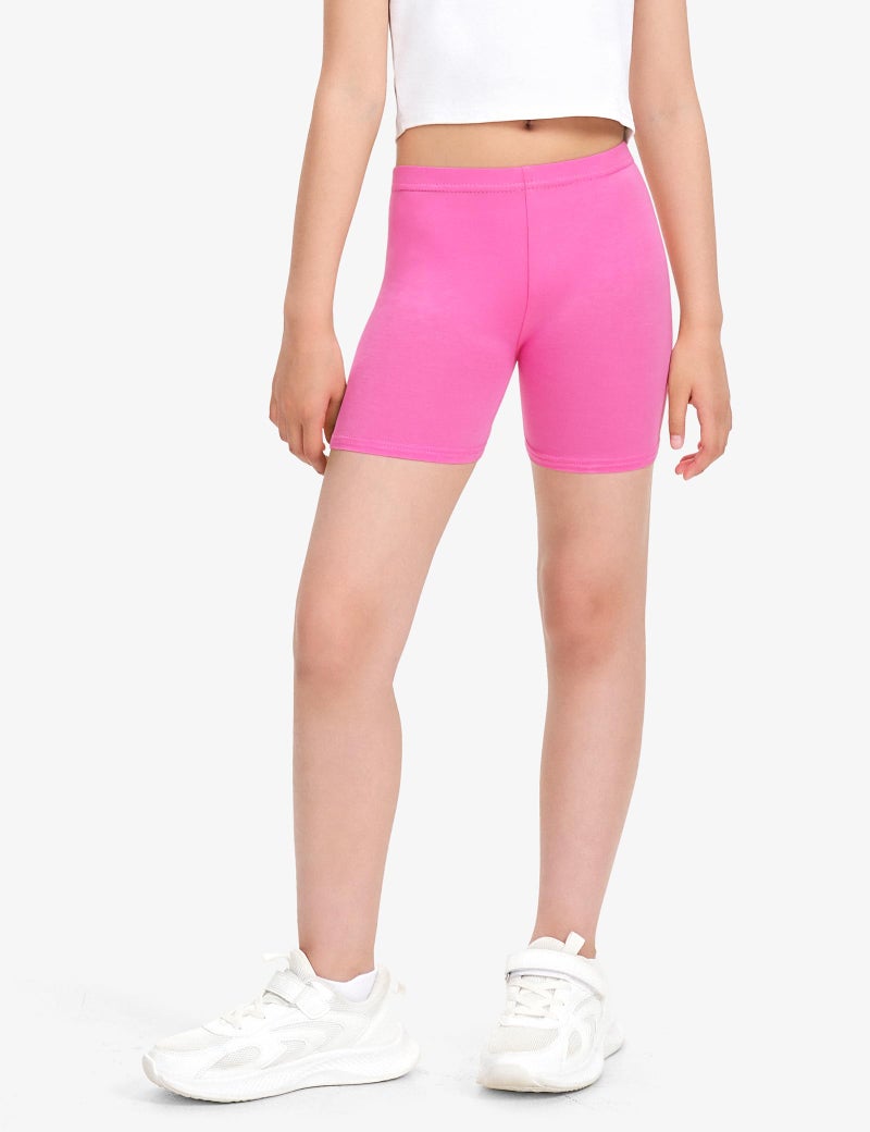 BOOPH Girls Dance Bike Shorts for Underdress 8-10 Years Assorted Color 6 Pack - Image 2